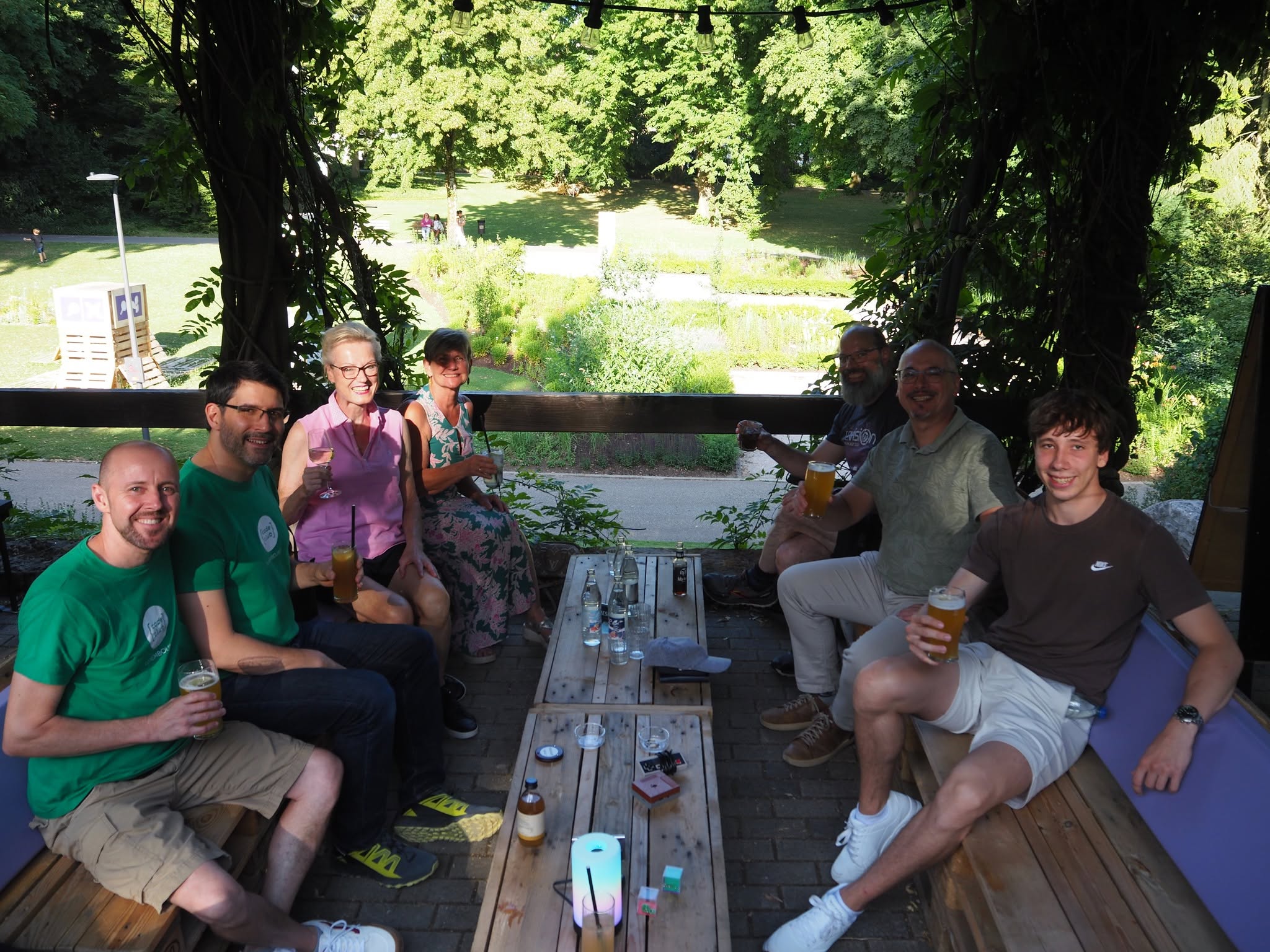Eine gesellige Pause nach einem Jahr voller Code
