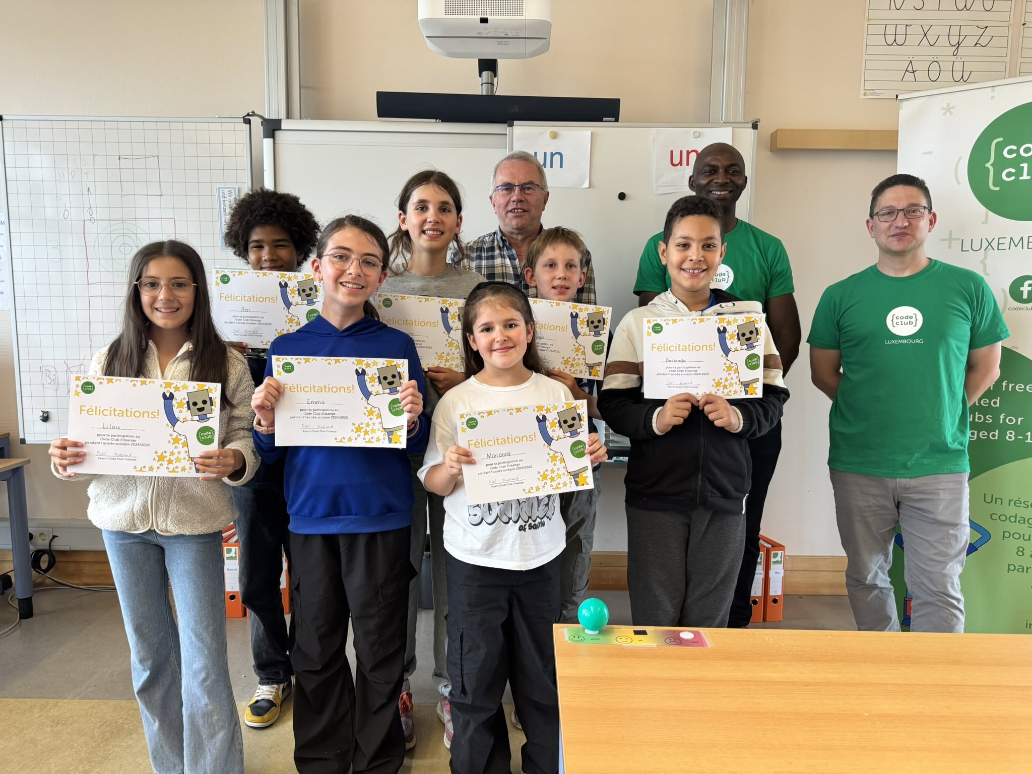 Code Club Frisingen: Urkunden für unseren Coding-Nachwuchs